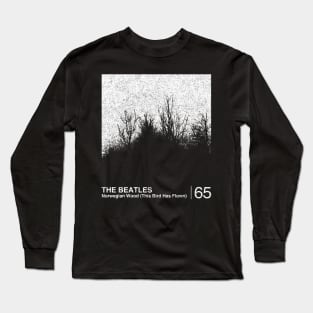 Norwegian Wood  / Minimalist Graphic Design Fan Artwork Long Sleeve T-Shirt